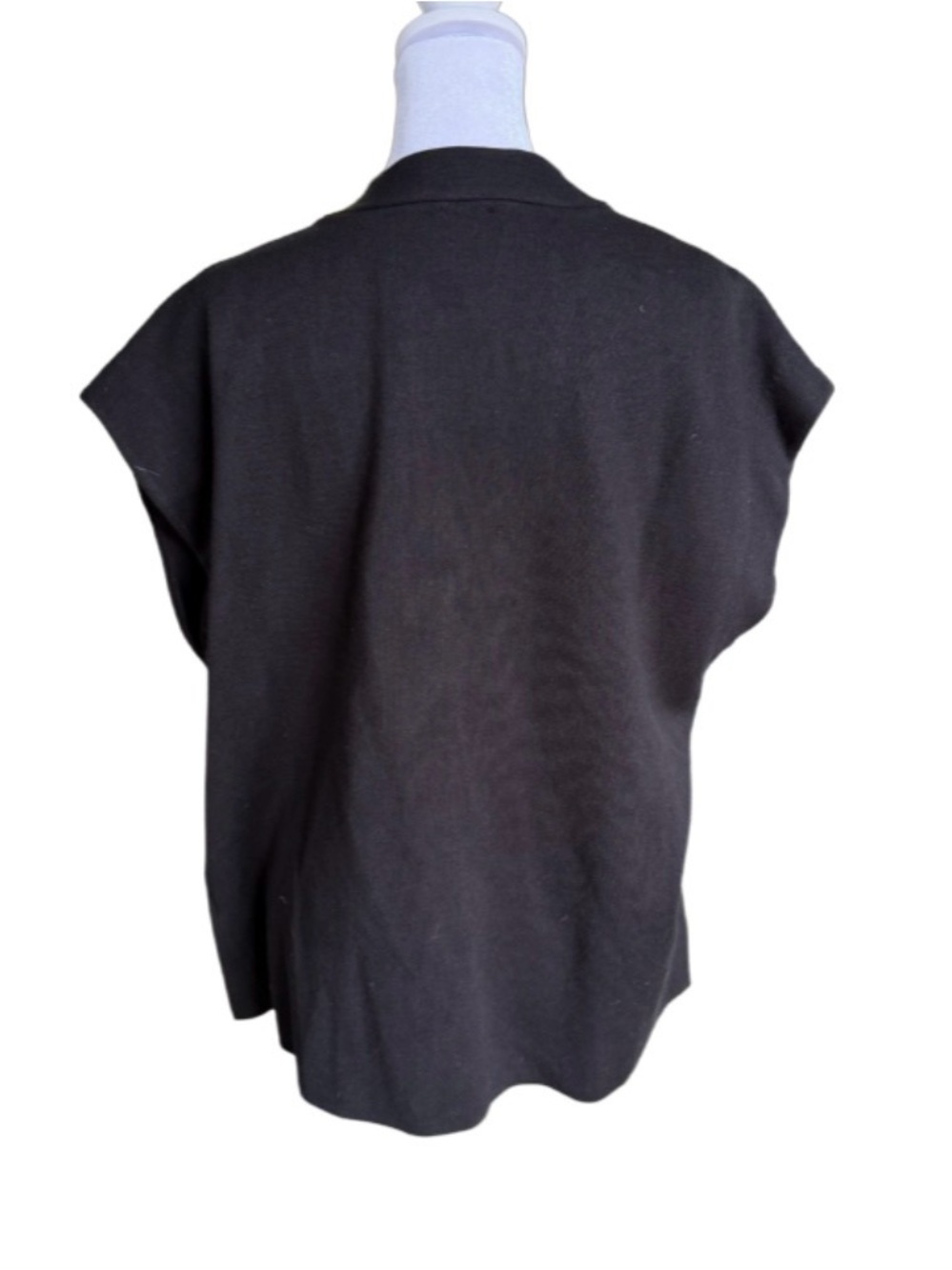 Maeve Anthropologie Black Knit Vest Top - Picture 2 of 4
